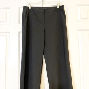 Lafayette 148 "Delancey New York" Black Wide Leg Pants. Size Women's 8